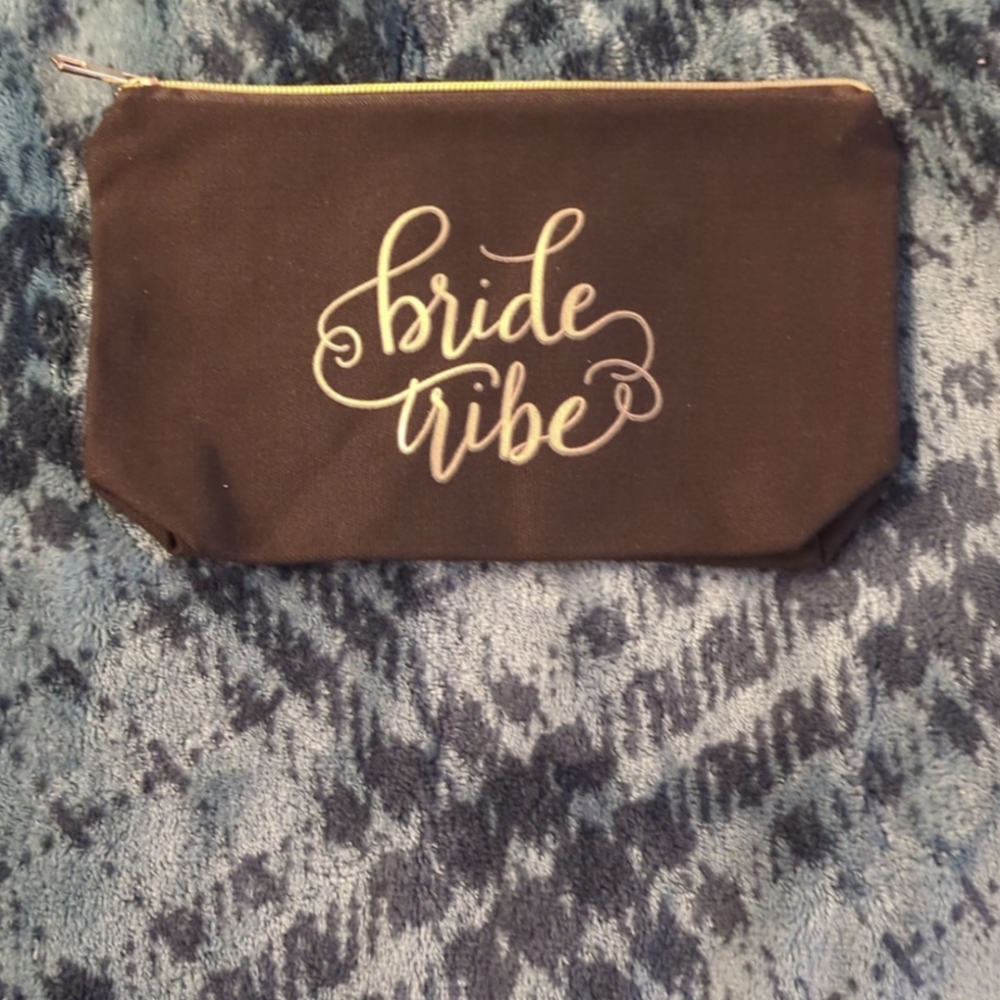 Bridesmaid Tribe Black Pouch